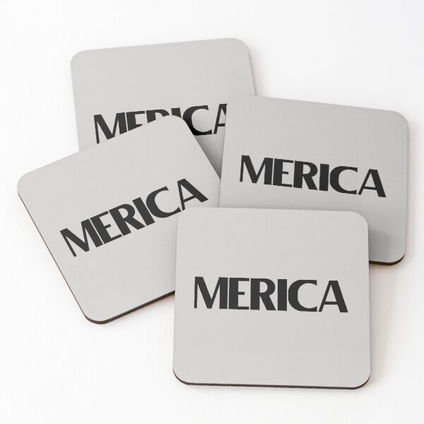 Item preview, Merica - Black Bold Text designed and sold by Chubuter.