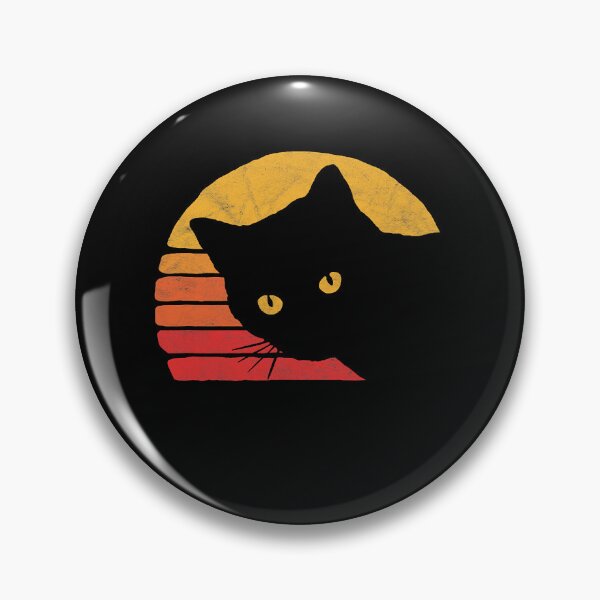 Item preview, Vintage Eighties Style Cat Retro Distressed Design designed and sold by HardiKel.