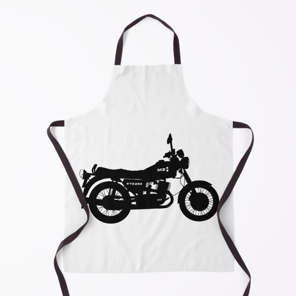 Item preview, MZ ETZ 250 motorbike two stroke black silhouette best t-shirt design designed and sold by EdimDesign.