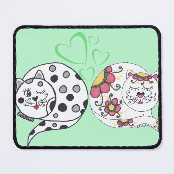 Item preview, Cat Pattern On Mint designed and sold by ckylin.