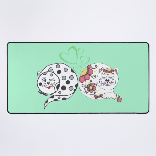 Item preview, Cat Pattern On Mint designed and sold by ckylin.