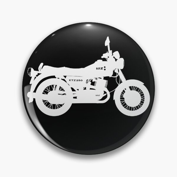 Item preview, MZ ETZ 250 motorbike two stroke white silhouette best t-shirt design designed and sold by EdimDesign.