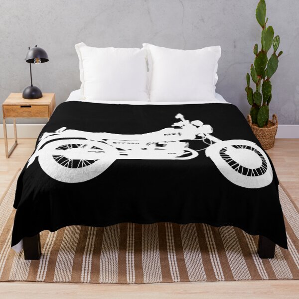 Item preview, MZ ETZ 250 motorbike two stroke white silhouette best t-shirt design designed and sold by EdimDesign.