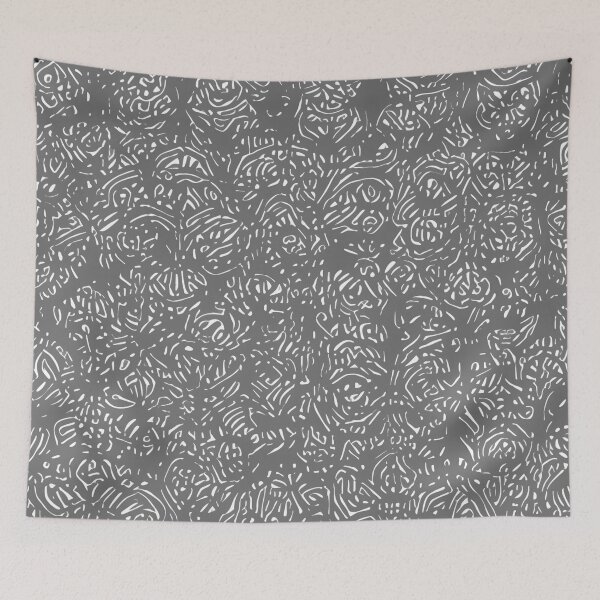 Item preview, Squiggly Pattern - Grey Inverted designed and sold by CGArtsy.
