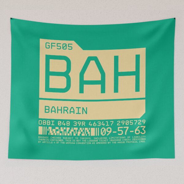 Item preview, Luggage Tag C - BAH Bahrain designed and sold by VoodooCircus.