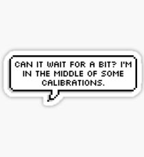 Mass Effect - In the Middle of Some Calibrations Sticker