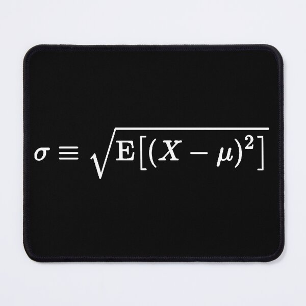 Item preview, Standard deviation in probability theory dark version designed and sold by NoetherSym.