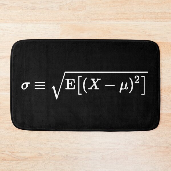 Item preview, Standard deviation in probability theory dark version designed and sold by NoetherSym.