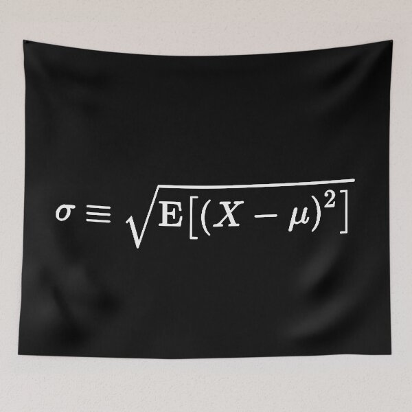 Item preview, Standard deviation in probability theory dark version designed and sold by NoetherSym.