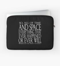 All of Time and Space Laptop Sleeve