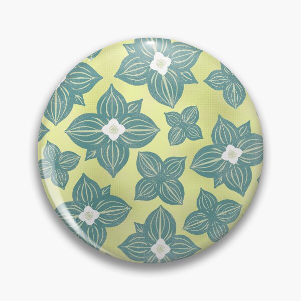 Item preview, Tossed Bunchberry Blossoms on Lemongrass designed and sold by Christine Philbrick.