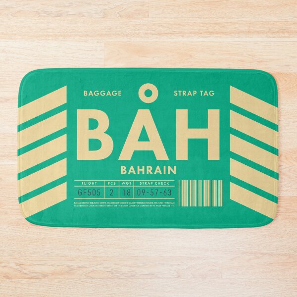 Item preview, Luggage Tag D - BAH Bahrain designed and sold by VoodooCircus.
