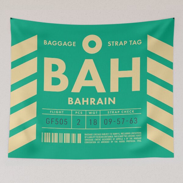 Item preview, Luggage Tag D - BAH Bahrain designed and sold by VoodooCircus.