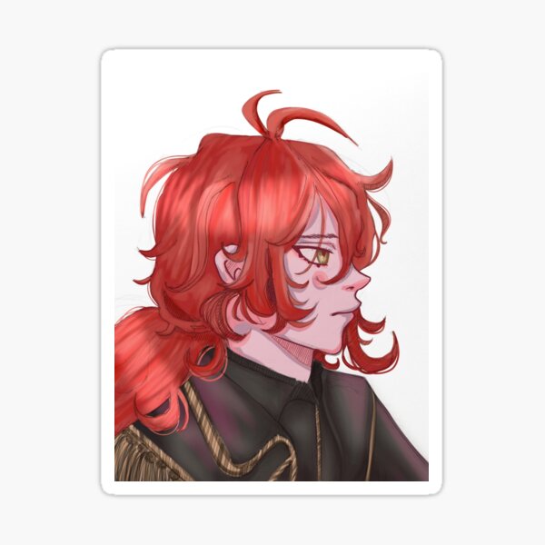 diluc genshin impact Sticker