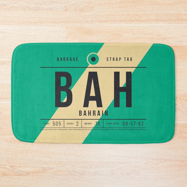 Item preview, Luggage Tag E - BAH Bahrain designed and sold by VoodooCircus.