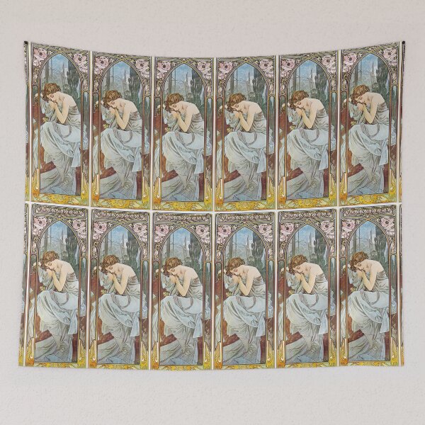 Item preview, Art Nouveau Vintage Art designed and sold by NoCoffeeNoLife.