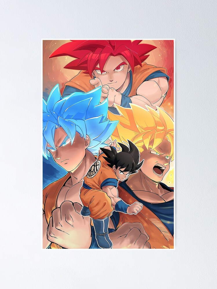 Son Goku and Broly- Dragon Ball Poster for Sale by Kurama-store