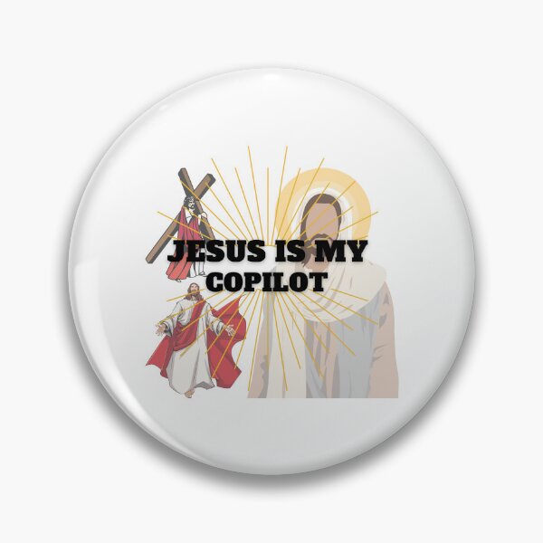 Item preview, JESUS IS MY COPILOT designed and sold by madraso.