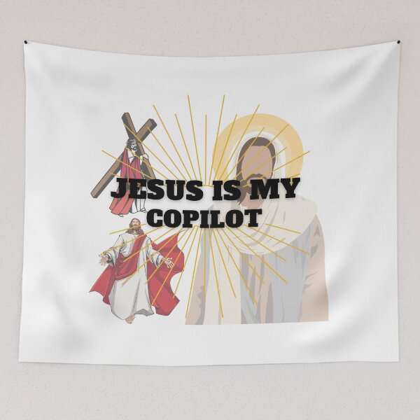 Item preview, JESUS IS MY COPILOT designed and sold by madraso.