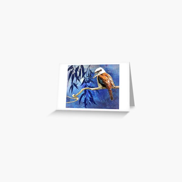 Kookaburra, hunting Greeting Card