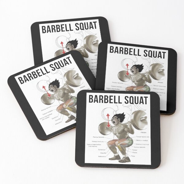 Item preview, Anatomy Chart - Exercise Diagram - Anime - Squat Inspirational Classic . designed and sold by boryczmahlie.