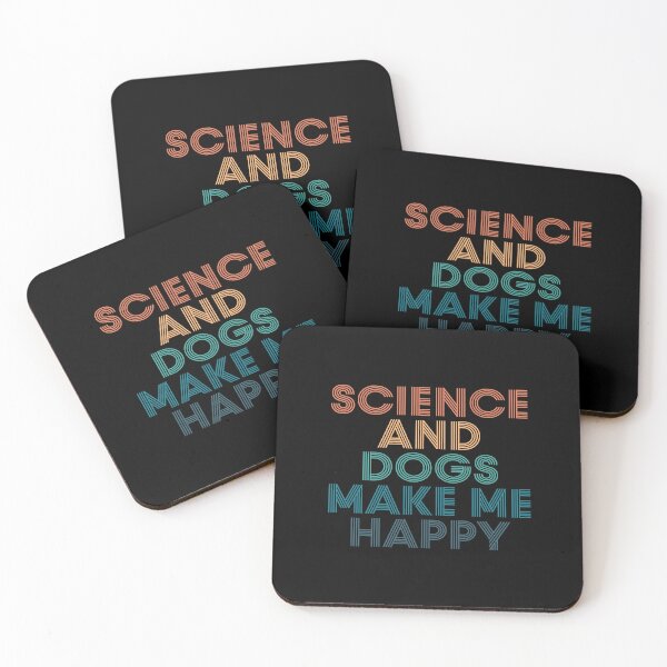 Item preview, Science And Dogs Make Me Happy- Gift for Science & Dogs Fans designed and sold by kindxinn.