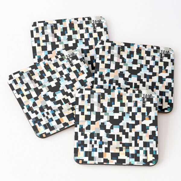 Item preview, Glitches - Abstract Geometric Pattern designed and sold by CGArtsy.