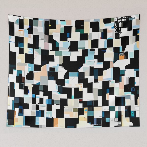 Item preview, Glitches - Abstract Geometric Pattern designed and sold by CGArtsy.
