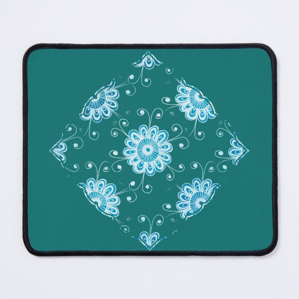 Item preview, Blue Flower Doodle Pattern designed and sold by ckylin.