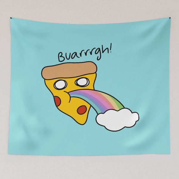 Item preview, Pizza Slice Vomiting Rainbows  designed and sold by SaradaBoru.