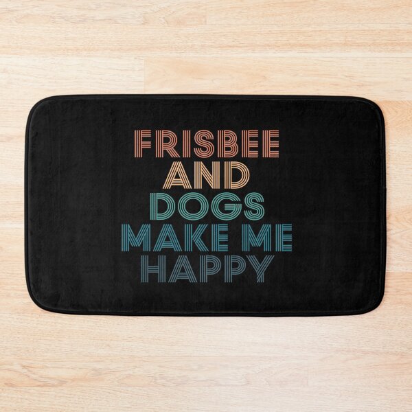 Item preview, Frisbee And Dogs Make Me Happy- Gift for Frisbee & Dogs Fans designed and sold by kindxinn.