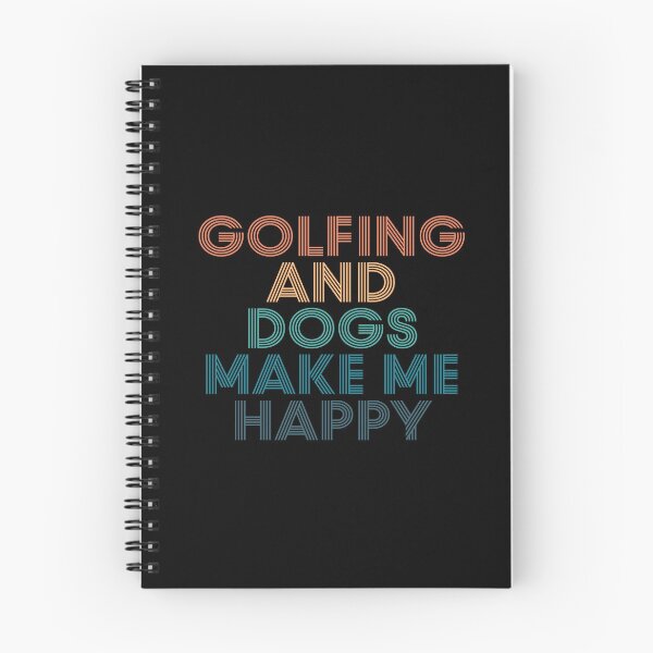 Item preview, Golfing And Dogs Make Me Happy- Gift for Golfing & Dogs Fans designed and sold by kindxinn.