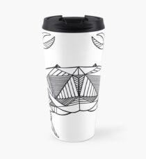 Geometric Cancer Crab Travel Mug