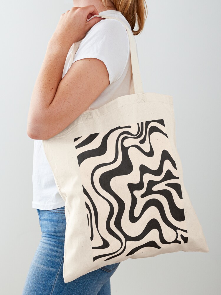 Vintage Supply abstract tote bag in ecru