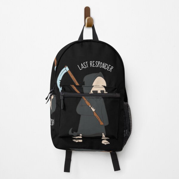 Item preview, Last Responder Funny Grim Reaper Pun Dark Joke designed and sold by artado.