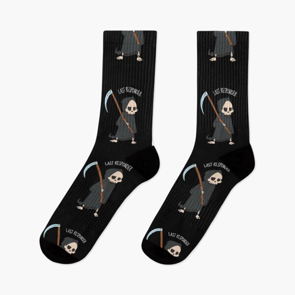 Item preview, Last Responder Funny Grim Reaper Pun Dark Joke designed and sold by artado.