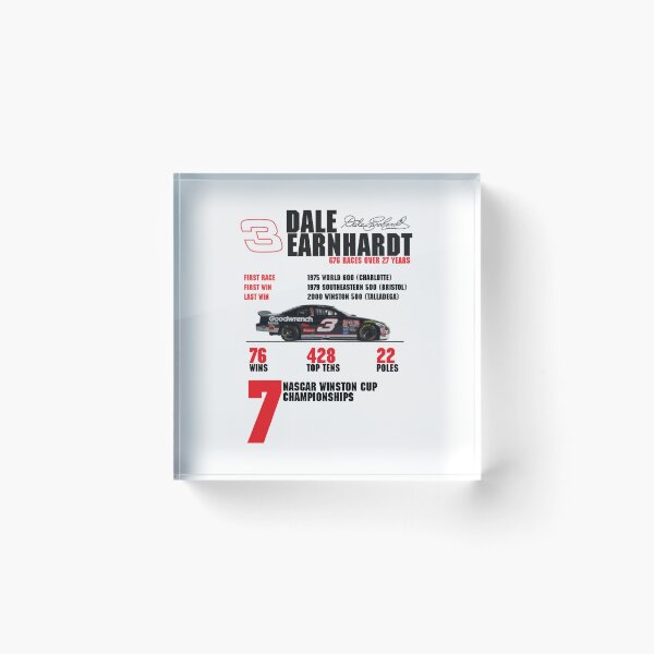 Item preview, NASCAR stats - Dale Earnhardt designed and sold by TaylorsGallery.