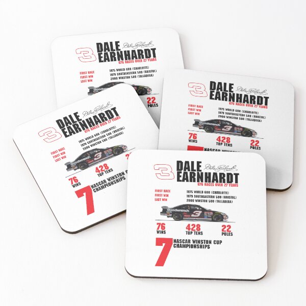 Item preview, NASCAR stats - Dale Earnhardt designed and sold by TaylorsGallery.