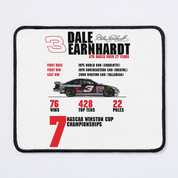 Item preview, NASCAR stats - Dale Earnhardt designed and sold by TaylorsGallery.