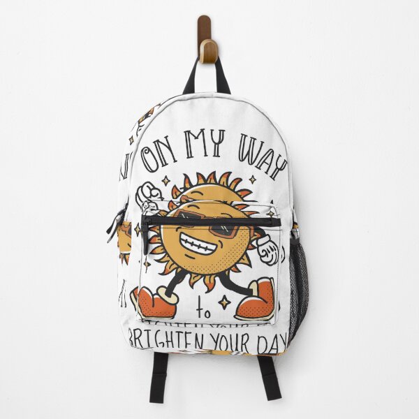 Item preview, On My Way To Brighten Your Day Old Vintage Sun Cartoon designed and sold by artado.