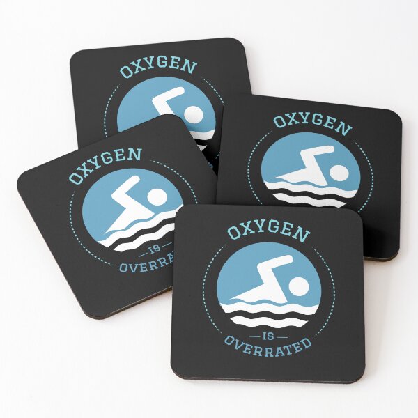 Item preview, Oxygen Is Overrated Funny Swimmers Joke designed and sold by artado.