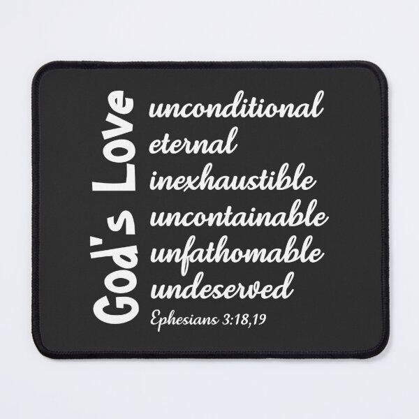 Item preview, Christian Design - God's Love - Ephesians 3 verse 18, 19 designed and sold by simplydesignart.