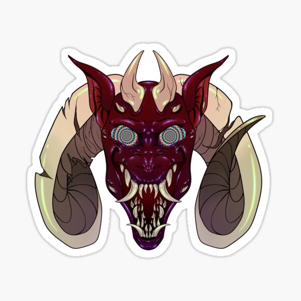 Trippy Hell Hound Sticker