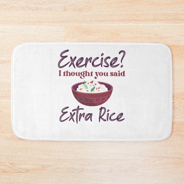 Item preview, Exercise I Thought You Said Extra Rice designed and sold by ErmessThiings.