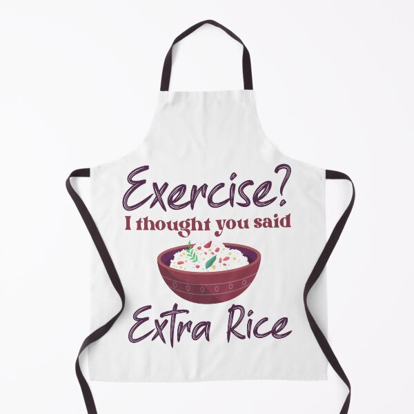 Item preview, Exercise I Thought You Said Extra Rice designed and sold by ErmessThiings.