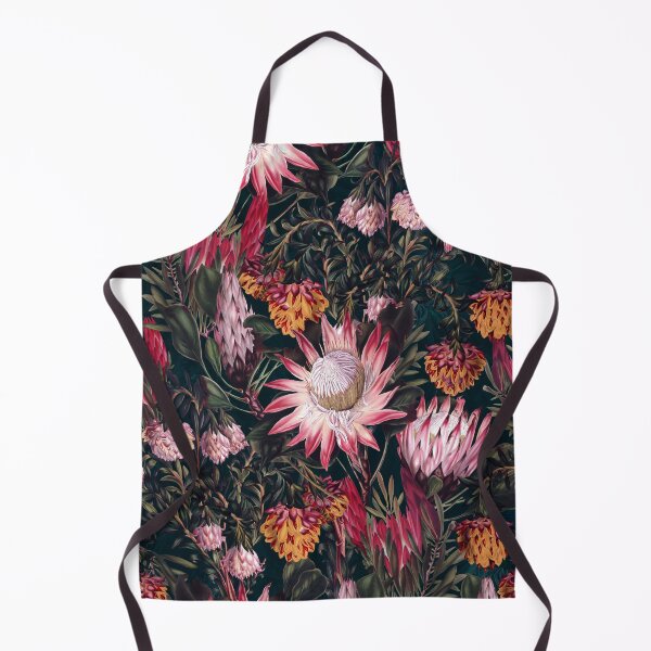 Item preview, Protea Floral-Night Pattern II designed and sold by Burcu Korkmazyurek.