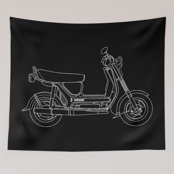 Item preview, Simson SR50 scooter best t-shirt design designed and sold by EdimDesign.