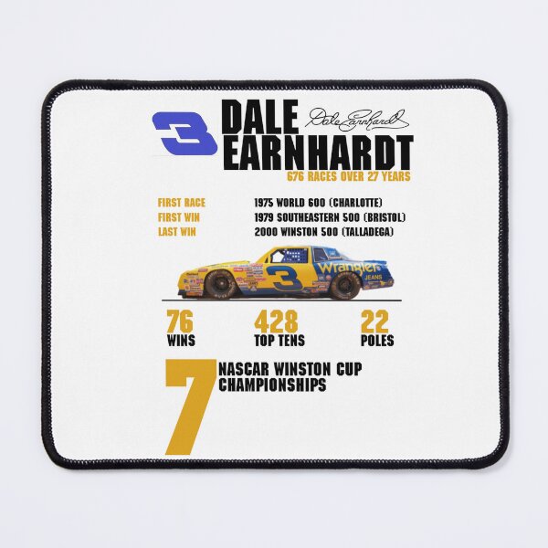 Item preview, NASCAR stats - Dale Earnhardt designed and sold by TaylorsGallery.