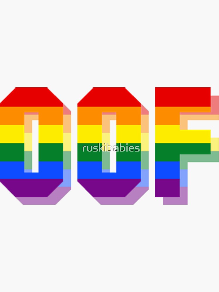 Oof Meme Stickers Redbubble - owo please adopt me roblox code discord scripts roblox chat