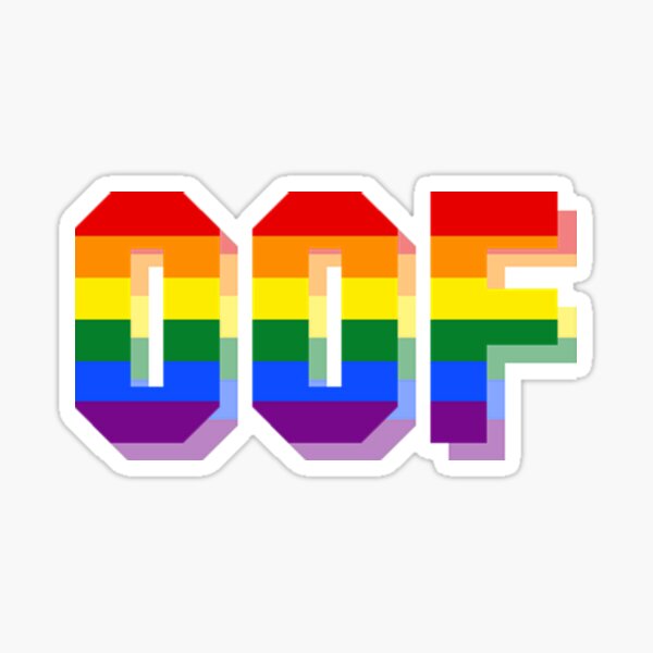 Roblox Meme Stickers Redbubble - cute word with roblox